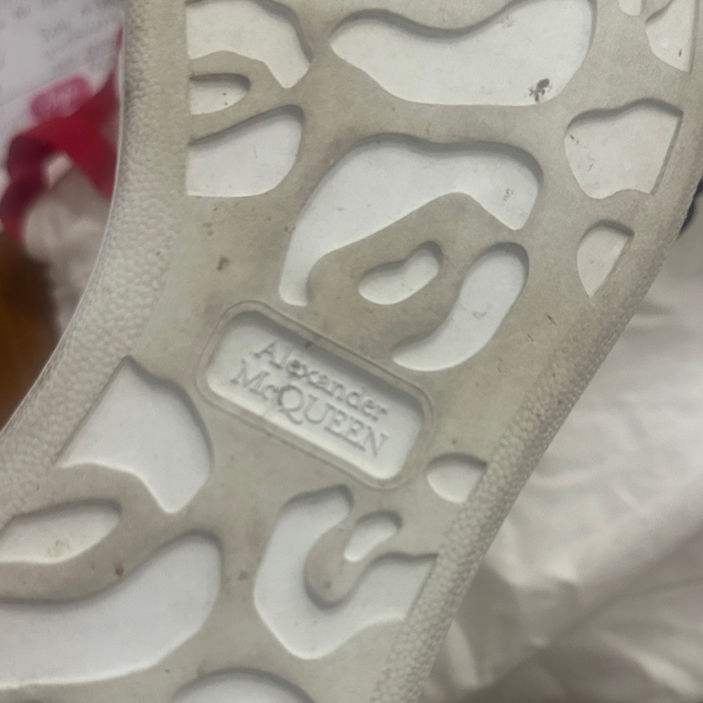 Alexander McQueen White Platform Leather Sneakers with dustbag - Picture 11 of 12